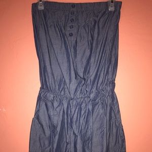 Blue Jean Romper